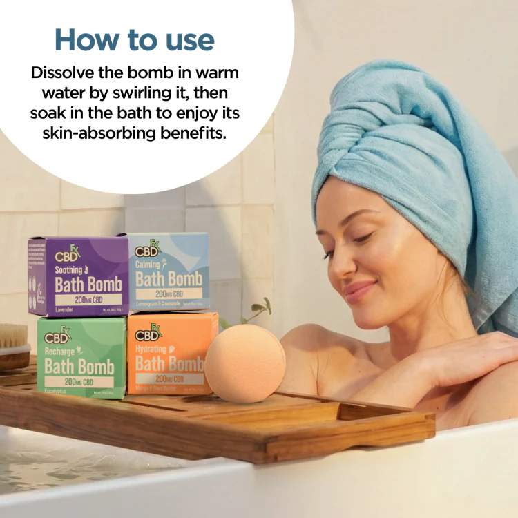 CBD Bath Bombs 200mg - Image 3