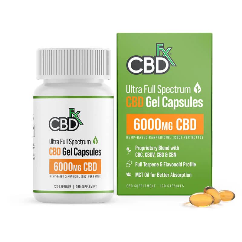 Full Spectrum CBD Soft Gel Capsules 1500-6000mg - Image 4