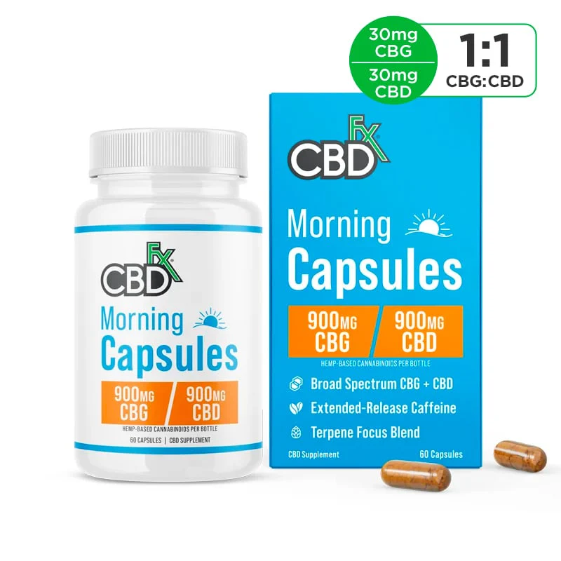CBD + CBG Morning Capsules for Energy & Focus: Your Complete Morning Stack