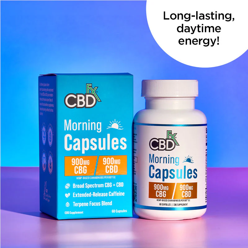 CBD + CBG Morning Capsules for Energy & Focus: Your Complete Morning Stack - Image 5