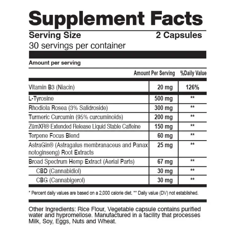 CBD + CBG Morning Capsules for Energy & Focus: Your Complete Morning Stack - Image 6