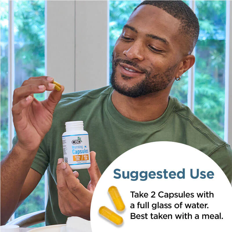 CBD + CBG Morning Capsules for Energy & Focus: Your Complete Morning Stack - Image 7