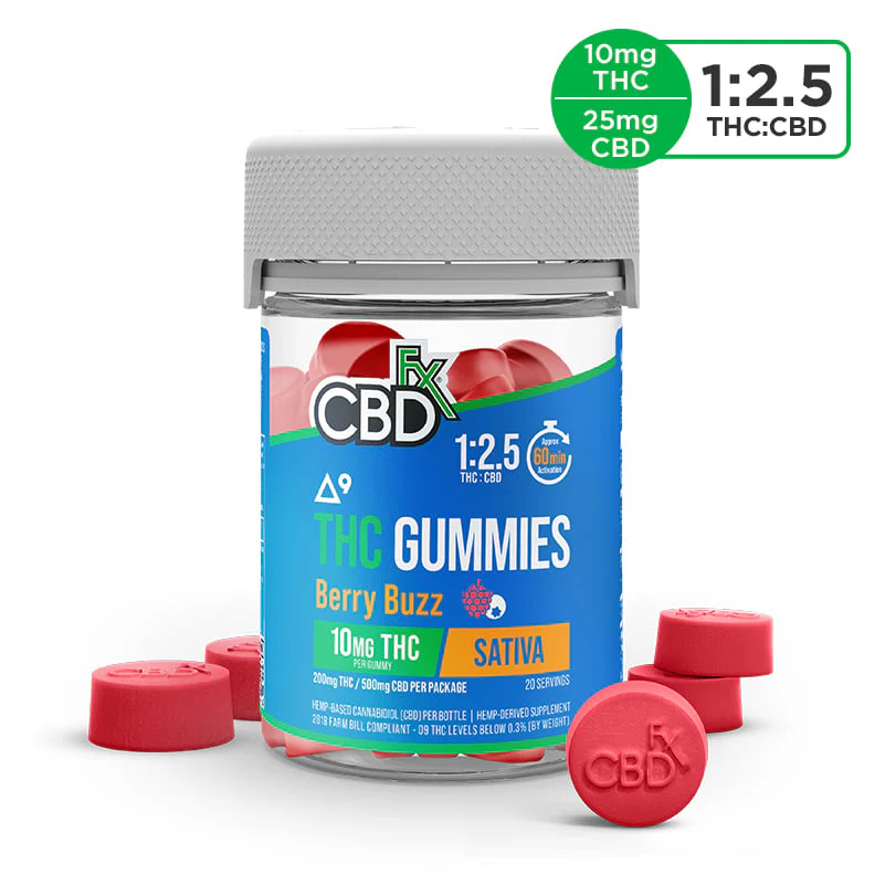 CBD Gummies + THC: Berry Buzz Sativa - Image 5