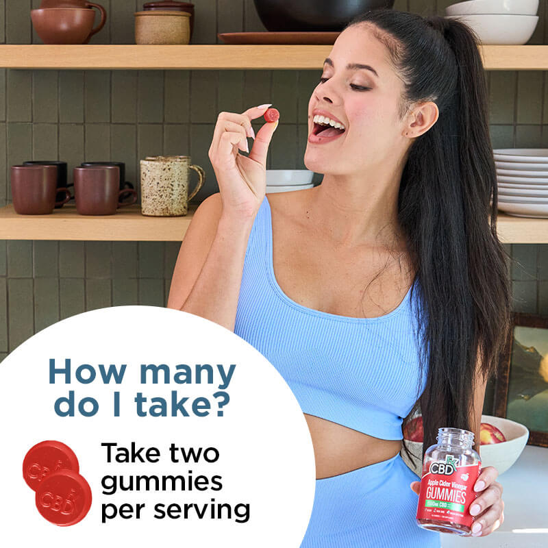 CBD Gummies with Apple Cider Vinegar 1500mg - Image 5