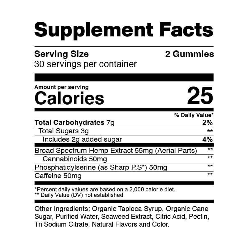 CBD Gummies for Focus & Energy 1500mg - Image 4