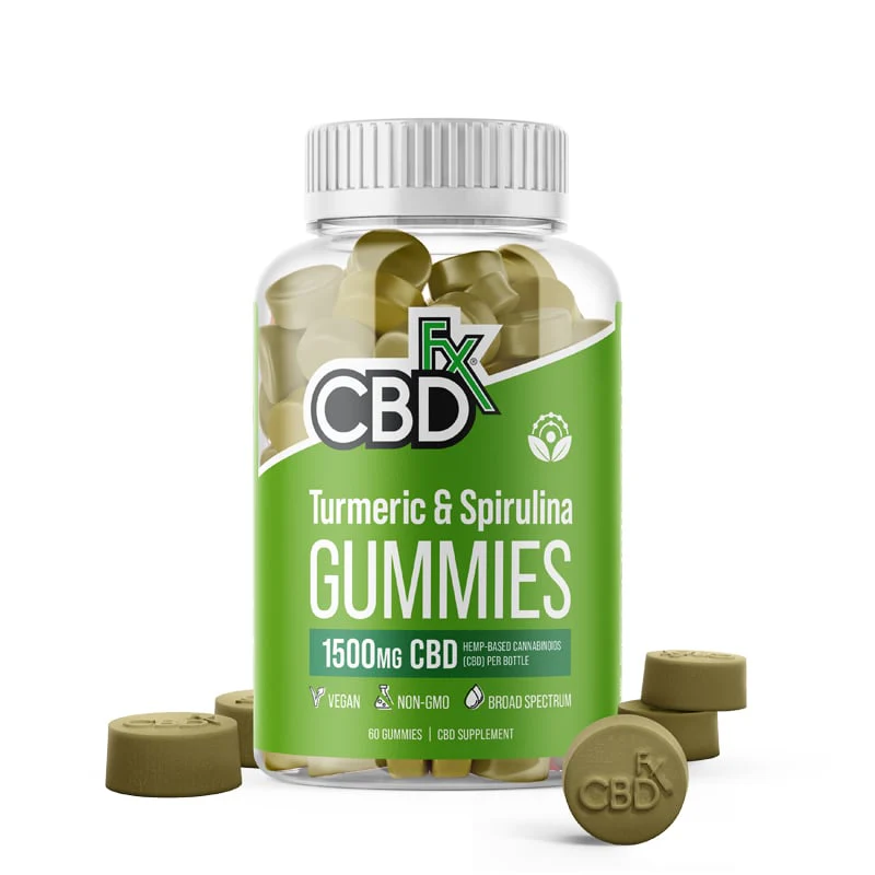 CBD Gummies with Turmeric and Spirulina 1500–3000mg - Image 4