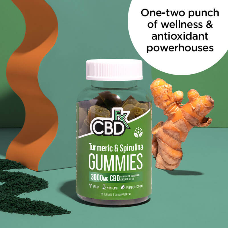 CBD Gummies with Turmeric and Spirulina 1500–3000mg - Image 7