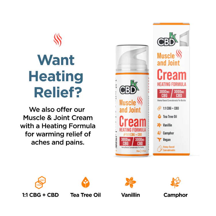CBD Cream For Muscle & Joint: Cooling Formula 1000-3000mg - Image 6