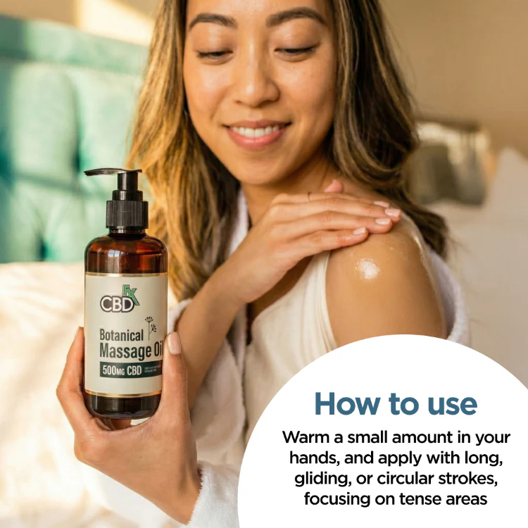 CBD Massage Oil 500mg - Image 3