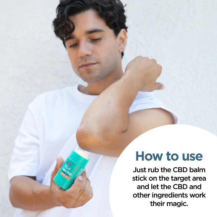 CBD Balm Stick Muscle & Joint 750mg–3000mg - Image 3