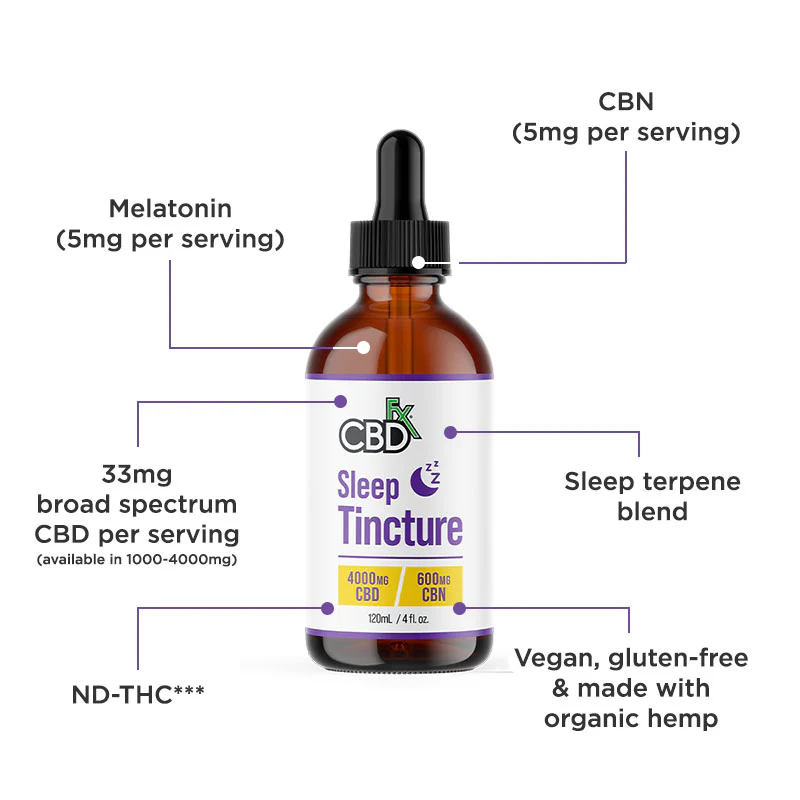 CBD Oil Sleep Tincture 1000-4000mg - Image 4