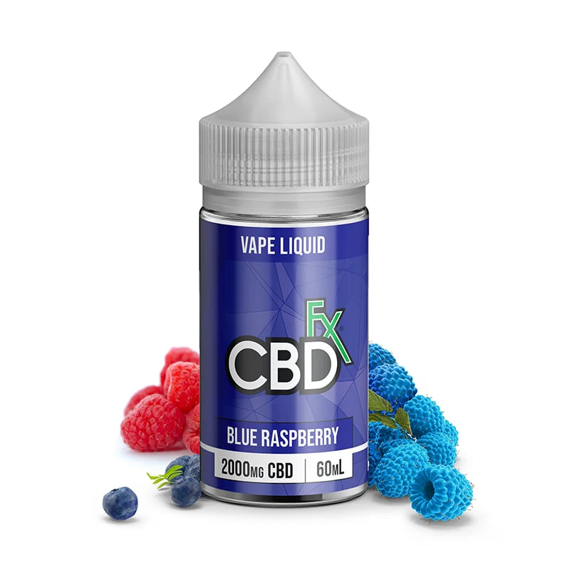 Blue Raspberry CBD Vape Juice 500 - 2000mg - Image 3