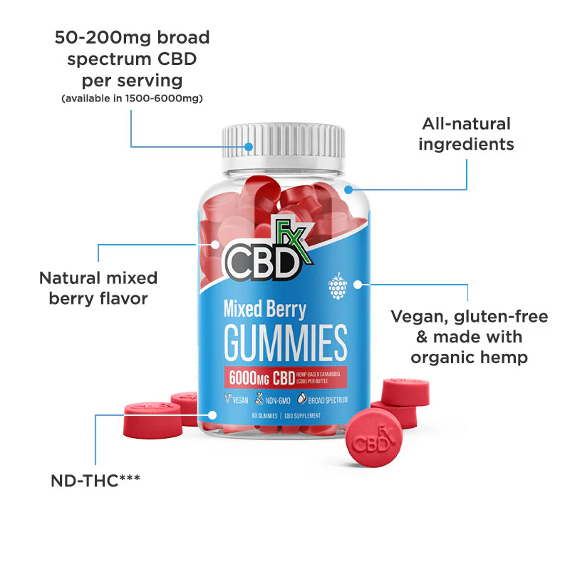 Original Mixed Berry CBD Gummies - Image 4