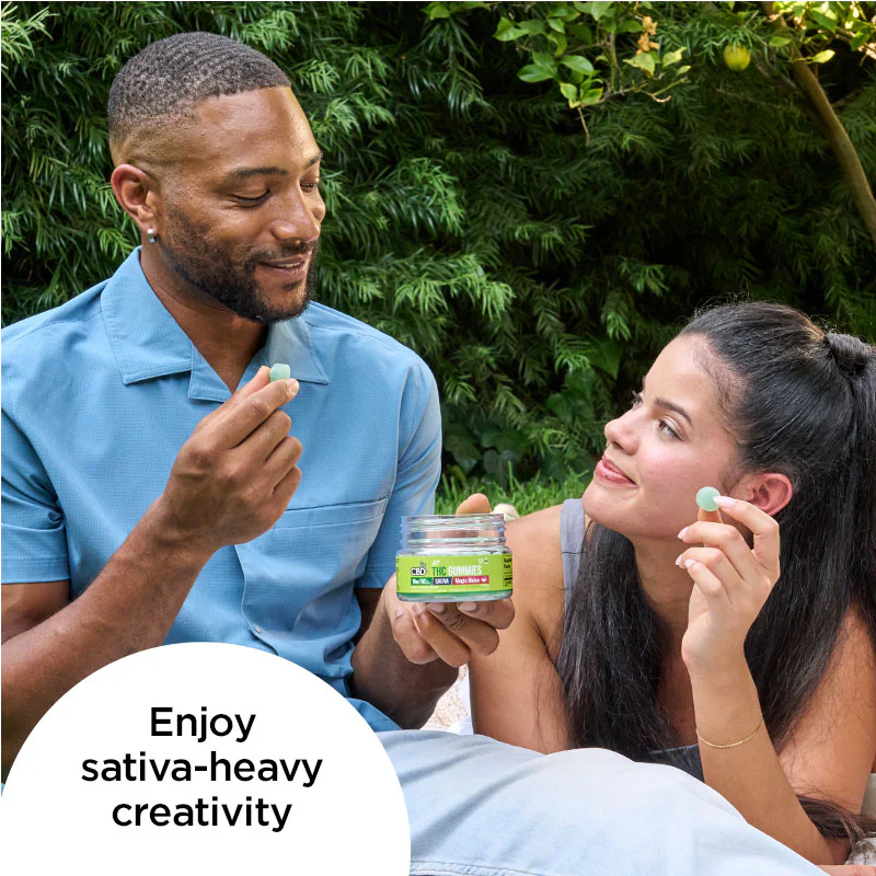 CBD Gummies + THC: Magic Melon Sativa - High Potency - Image 6
