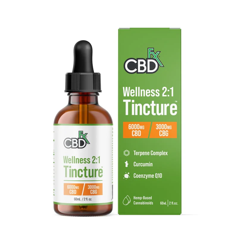 CBD + CBG Oil Wellness Tincture 1000-6000mg - Image 4